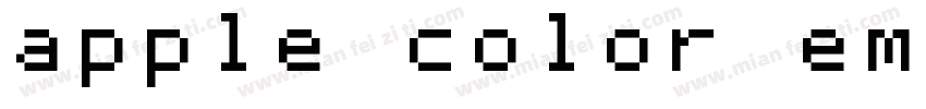 apple color emoj字体转换